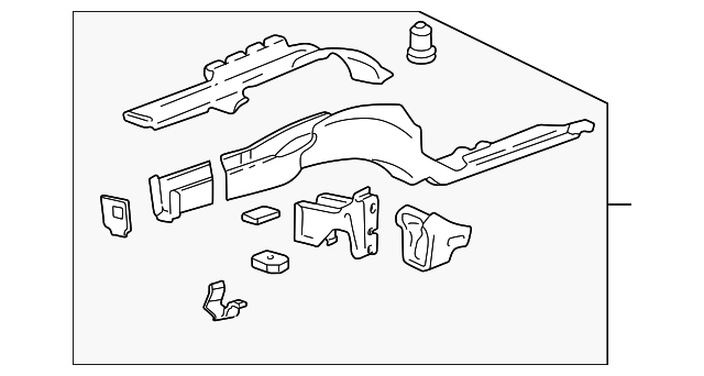 Side Rail Assembly 1H0-803-092-D