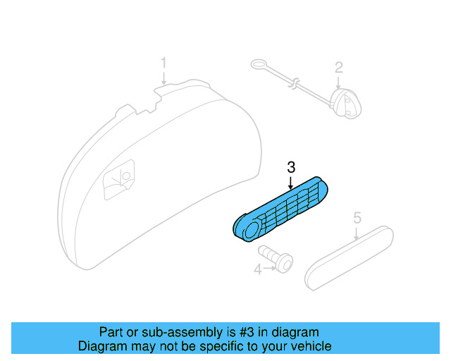 Handle Cap 8E0-880-704-A - View 3
