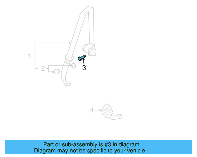Outer Belt Assembly Upper Bolt N-989-260-01 - View 29