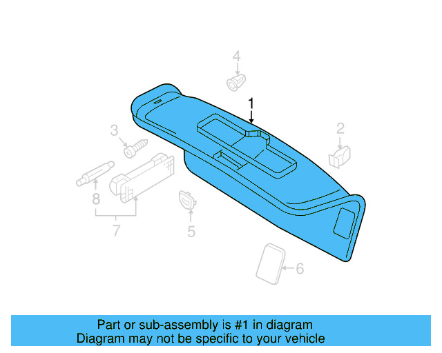 Lid Trim 3C5-867-605-Q-1BS - View 3