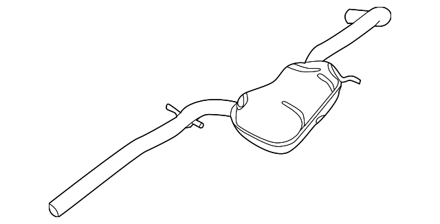 Front Muffler 5C3-253-209-AA - View 3