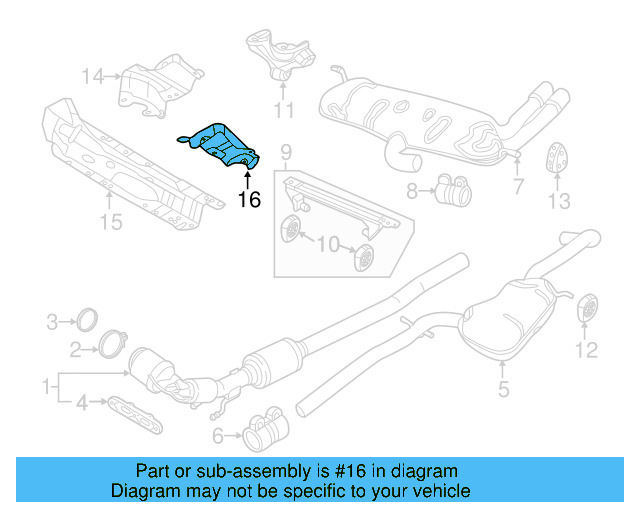 Heat Shield 5C5-825-613 - View 7