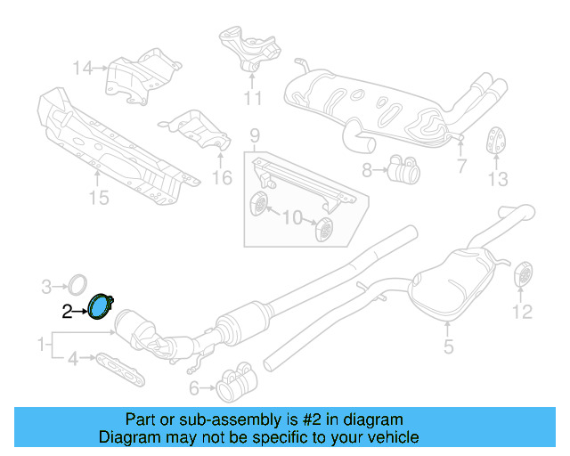 Converter & Pipe Clamp 5Q0-253-725-G - View 19