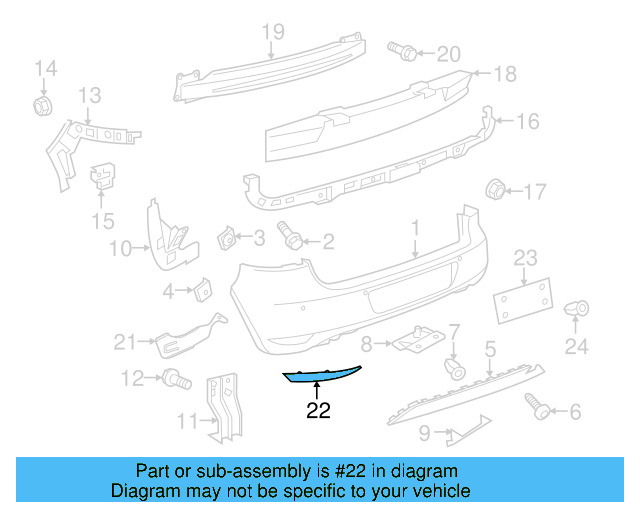 Reflector 5K0-945-106-K - View 3