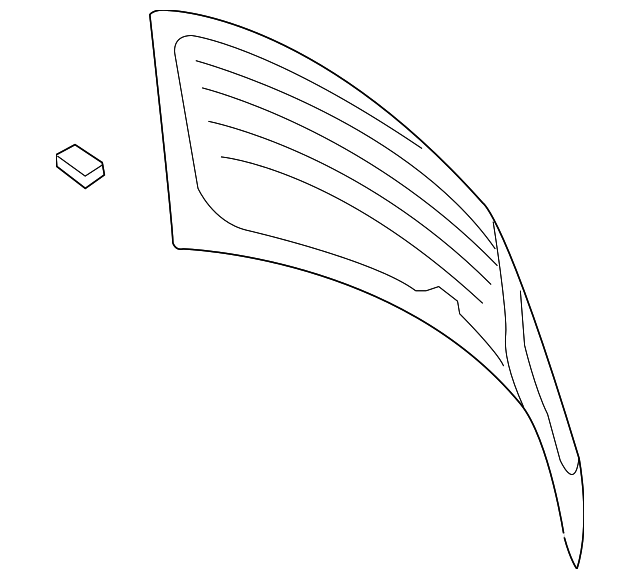 Lift Gate Glass 5K6-845-051-AG-NVB - View 3