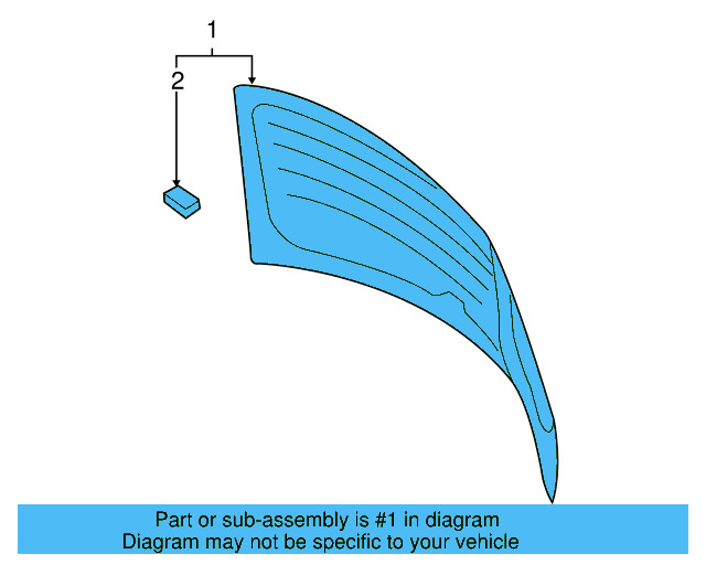 Lift Gate Glass 5K6-845-051-AG-NVB - View 9