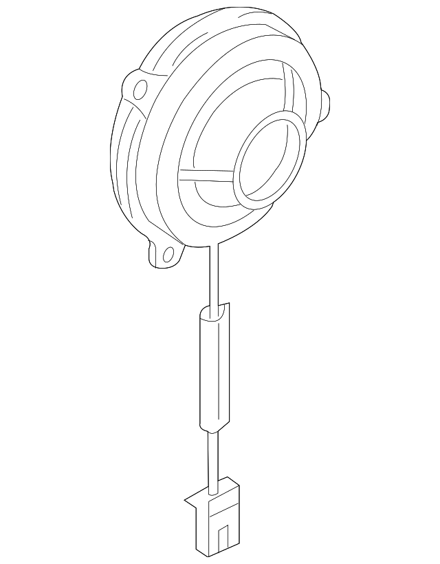 Quarter Panel Speaker 1Q0-035-454-A - View 2