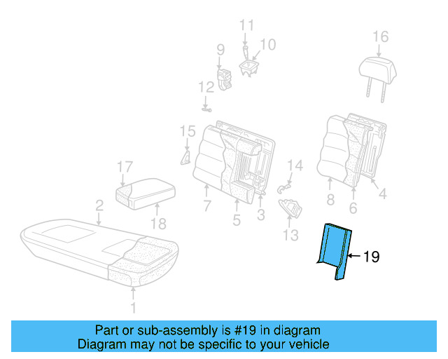 Armrest Pad Trim 3B0885943DQ70