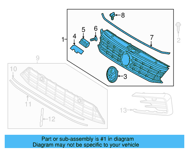 Grille 561-853-651-S-OQE - View 3