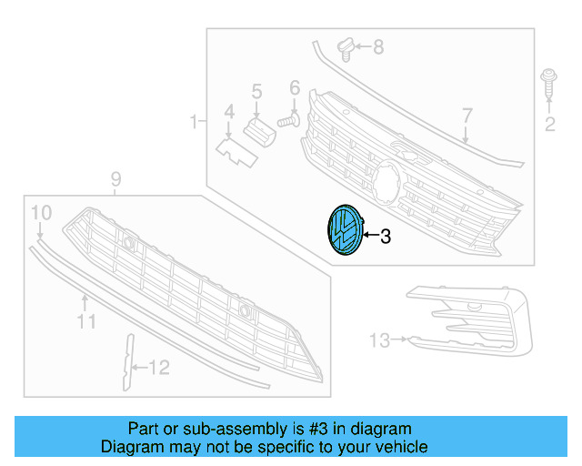 Nameplate 5K0-853-688-A-FXC - View 24