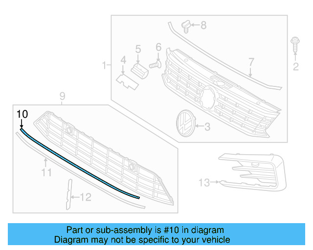 Upper Molding 561-853-101-C-2ZZ - View 5