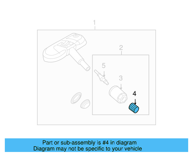 Cap 1J0-907-299 - View 4