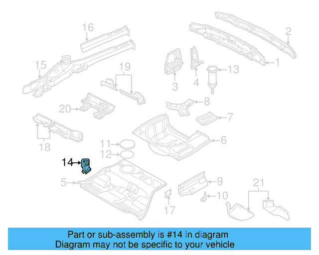 Side Member Assembly 3B0-803-401-S - View 7