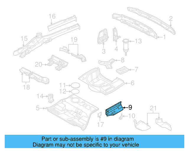 Floor Extension Clamp 3U0-802-369 - View 21