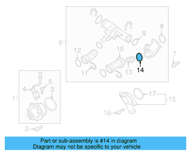 Engine Coolant Thermostat Gasket WHT-007-713 - View 8