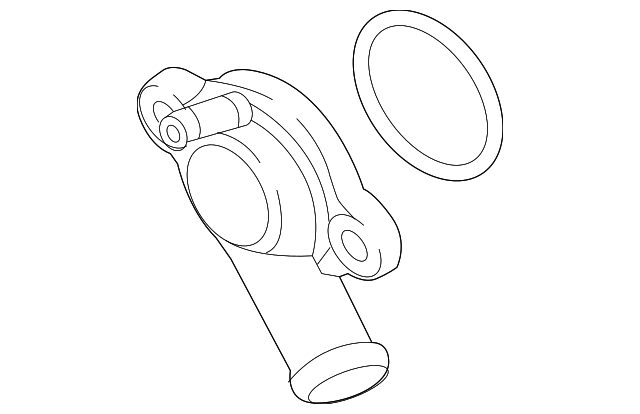Engine Coolant Outlet Flange 04L-121-131-AA - View 7