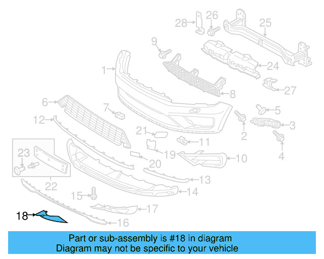 Trim Molding 7P6-807-820-A-9B9 - View 5