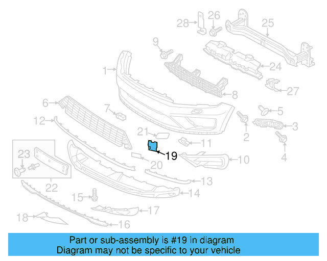 Tow Eye Cap 7P6-807-185-A-9B9 - View 7