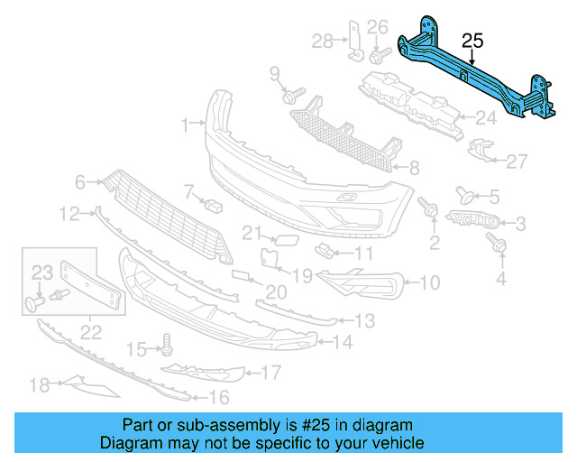 Impact Bar 7P0-807-109-D - View 6