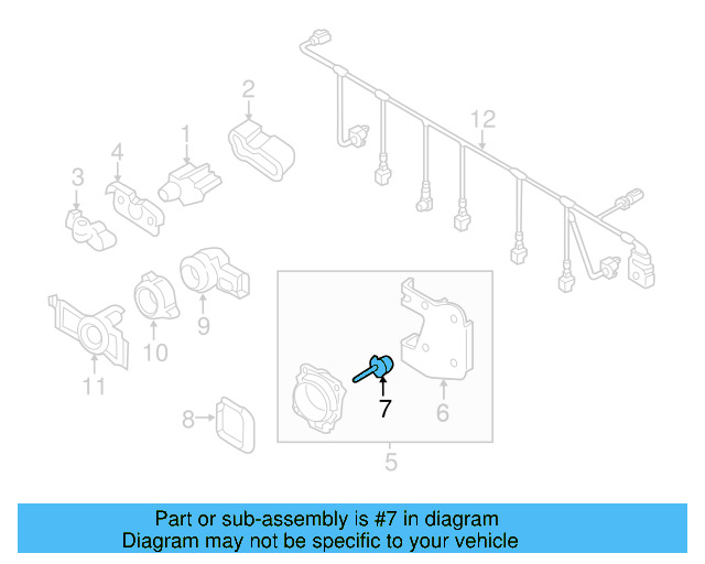 Distance Sensor Hardware Kit 4H0-998-561 - View 14