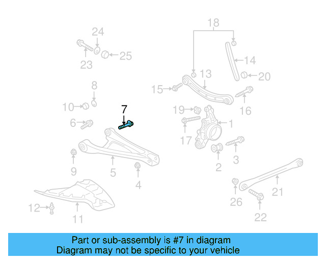 Lower Control Arm Lock Nut WHT-001-938 - View 17
