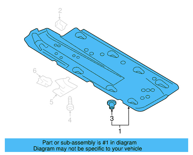 Splash Shield 1Q0-825-201-A - View 4