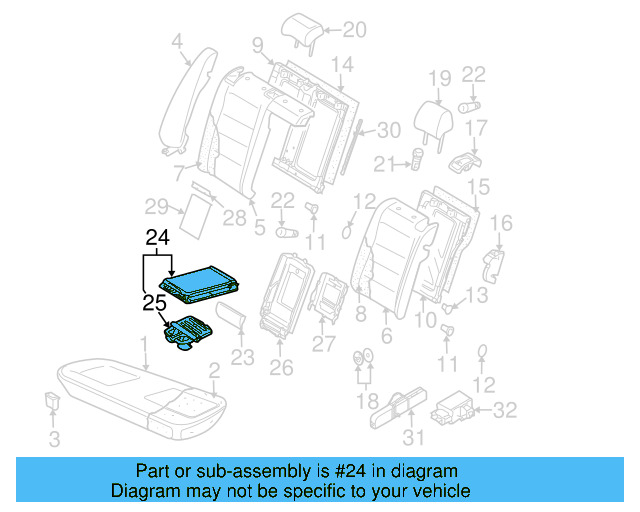 Armrest Assembly 3C0-885-081-E-TCY - View 6