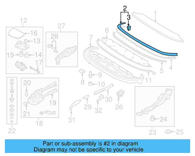 Finish Molding 1Q0-825-187-J-1HH - View 4
