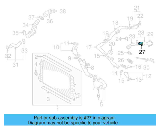 Air Pipe 1K0-145-770-K - View 10