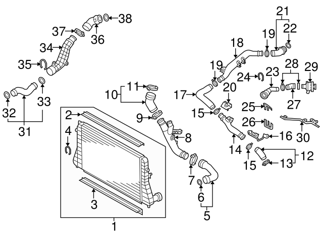 Connector Hose 1K0-145-828-AC - View 13