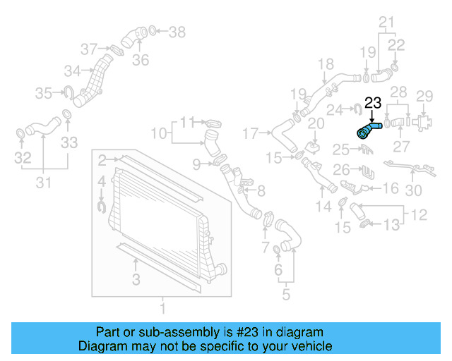 Air Inlet Pipe 1K0-145-946-A - View 11