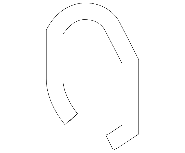 Air Inlet Pipe Upper Retainer 1K0-971-865-E