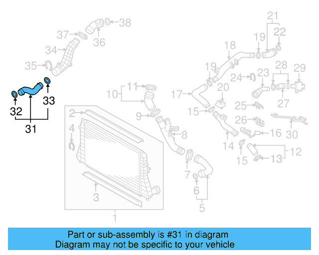 Connector Hose 1K0-145-832-AS - View 9