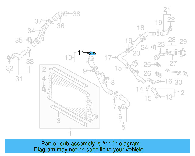 Pressure Pipe 1K0-145-832-E - View 8