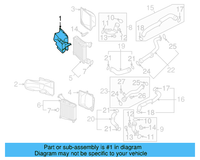 Intake Duct 7L6-117-336-B - View 5