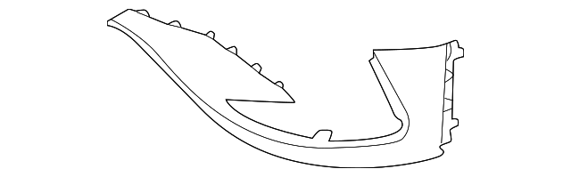 Corner Trim 5NN-853-211-G-GRU - View 3