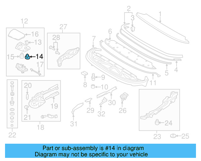 Flap Buffer 1Q0-871-469 - View 3