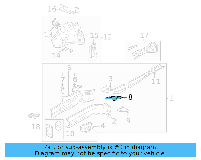 Front Retainer 5Q0-803-128 - View 42