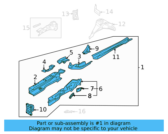 Rail Assembly 5QM-803-091-A - View 10