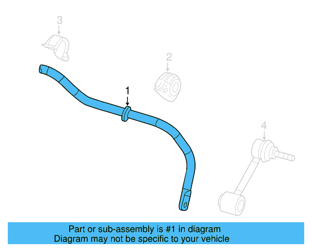 Stabilizer Bar 1K0-511-409-BL - View 18