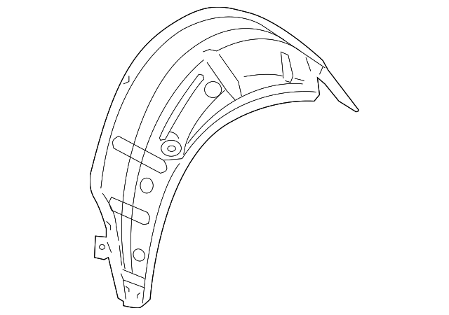 Outer Wheelhouse 1K6-809-412-B - View 11