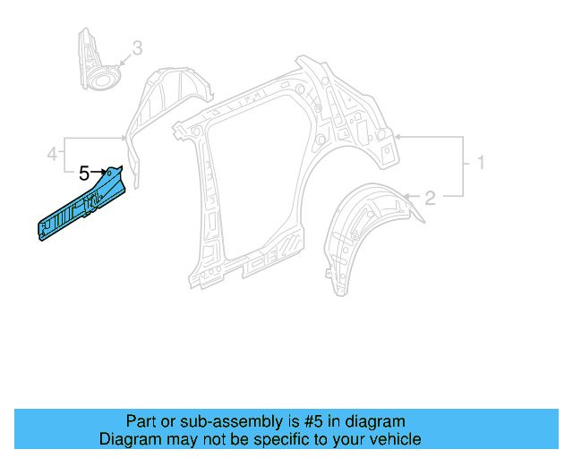 Wheel Housing Bracket 1K0-813-087 - View 22