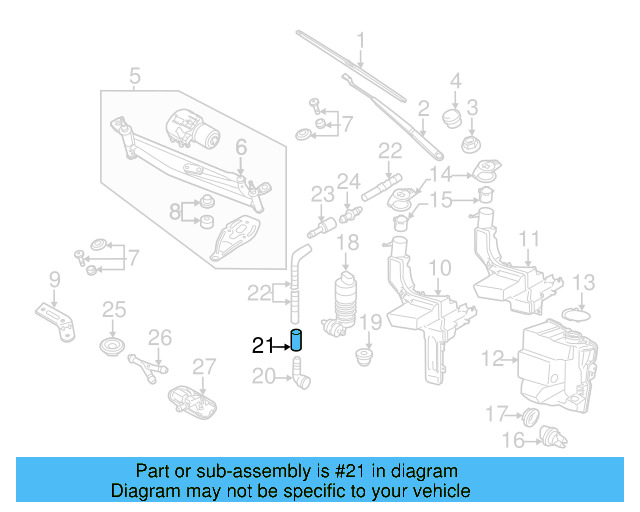 Hose 2D0-955-962 - View 96