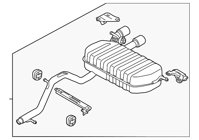 Muffler & Pipe 5K6-253-181-BT - View 2