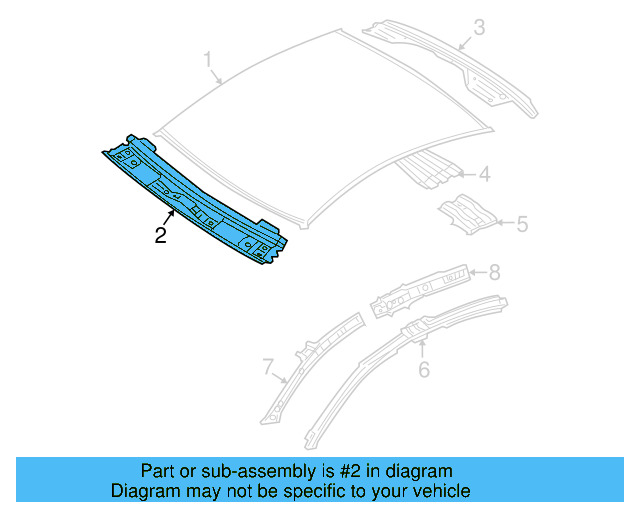 Header Panel 3C8-817-121 - View 4