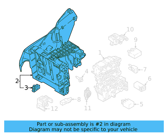 Fuse & Relay Box 517-941-395-C - View 16