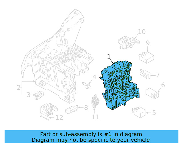 Relay & Fuse Plt 5Q0-937-615-C - View 15