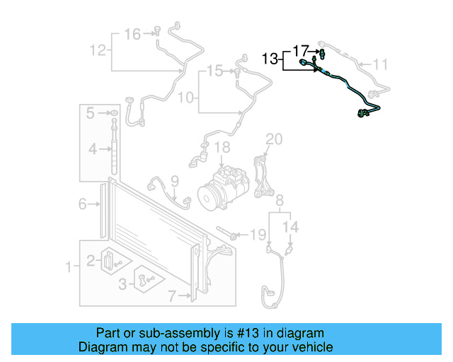 AC Tube 7L6-820-741-F - View 12