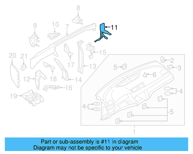 Outer Bracket 3C1-858-506-C - View 8