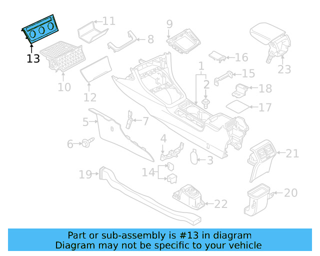 Side Trim Panel 5GM-863-045-82V - View 17